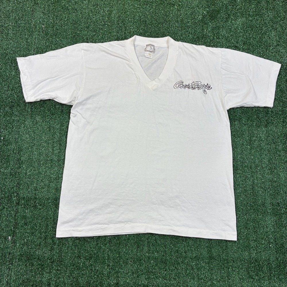 Vintage 90's Ocean Pacific OP Surf T-shirt V-Neck
